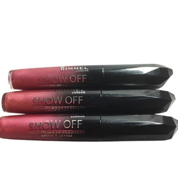 Rimmel London Show Off Lip Lacquer Out of This World 300 Lot of 3 New - Picture 1 of 3